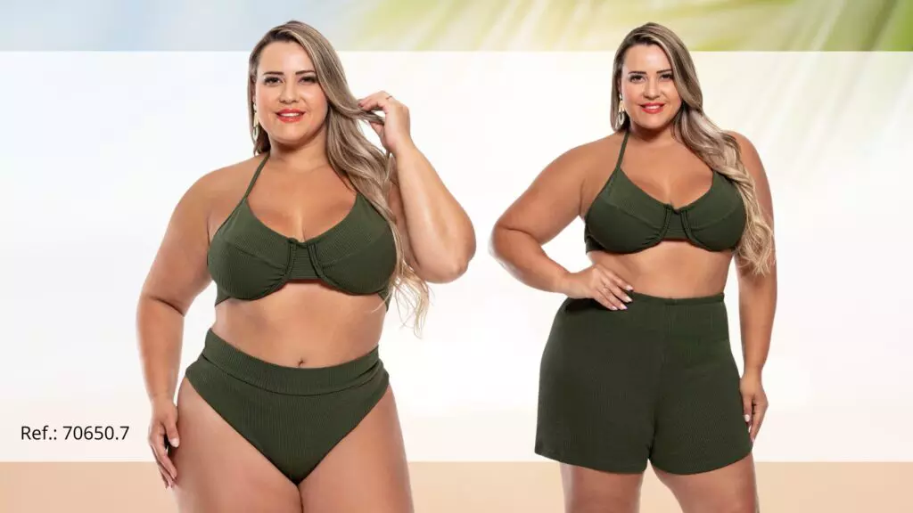 Triquíni Biquíni Short-Conforto e Estilo para o Verão.